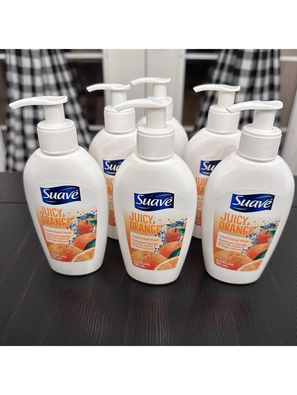 Pack Of 6 Suave Juicy Orange Liquid Hand Wash 6.5oz.